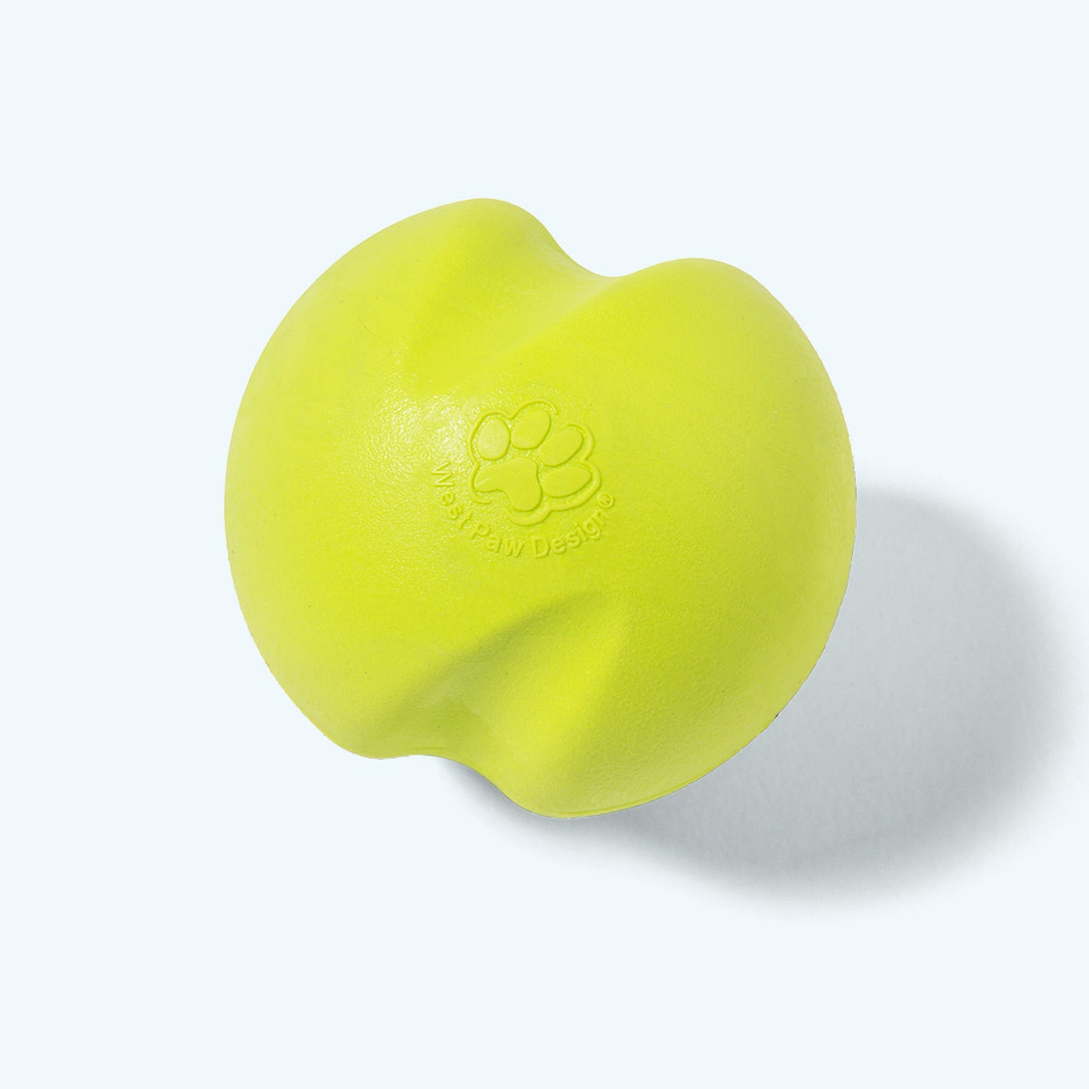 Durable Jive ball with erratic bounce for tough chewers and long-lasting fetch sessions