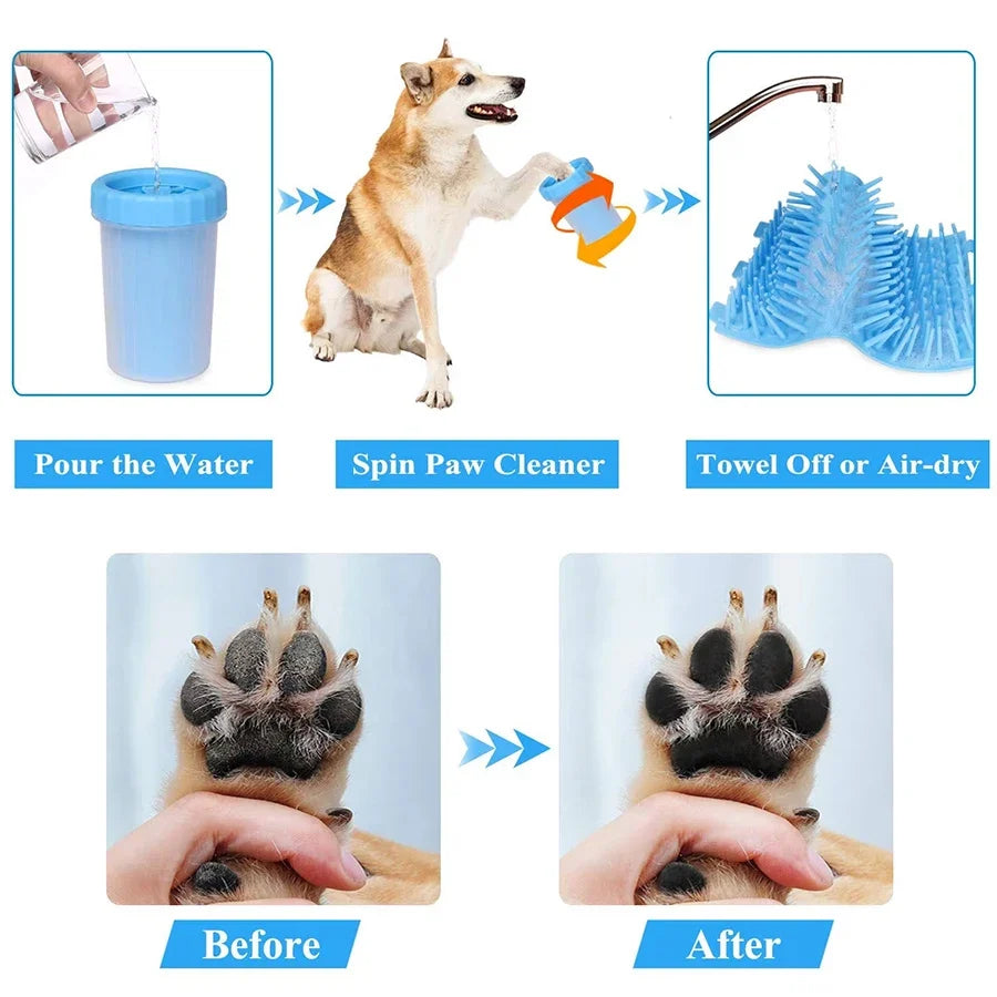 Portable Silicone Pet Paw Cleaning Cup
