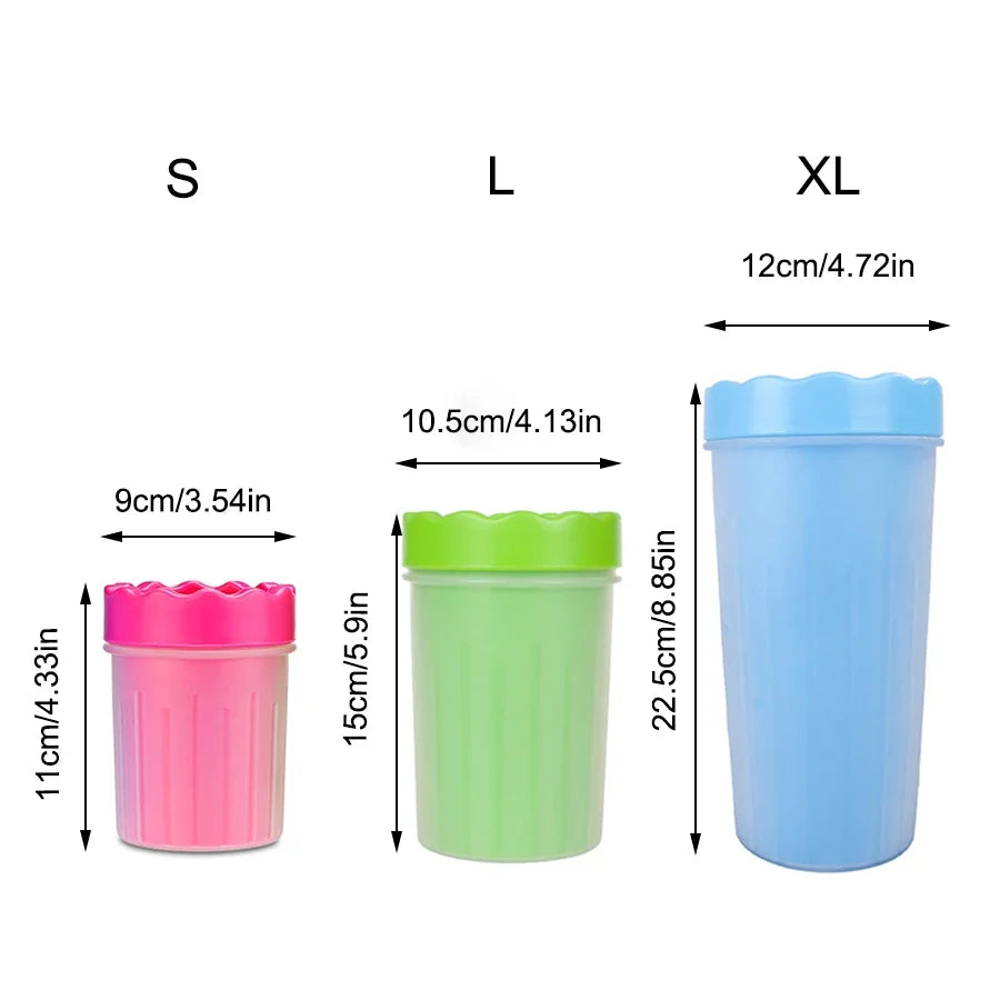 Portable Silicone Pet Paw Cleaning Cup