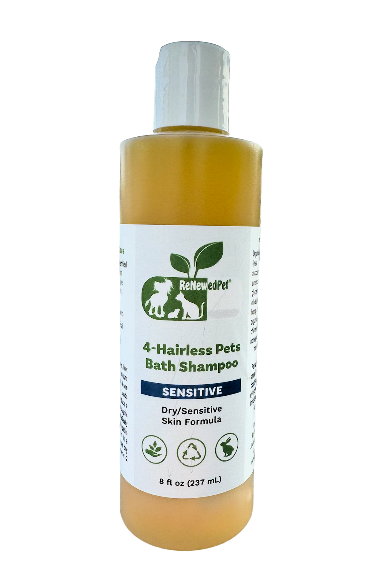 Sensitive Formula Shampoo for hairless pets with sensitive skin by ReNewedPet