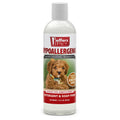 Jeffers Hypoallergenic Moisturizing Pet Shampoo bottle with label highlighting sensitive skin formula and hypoallergenic features