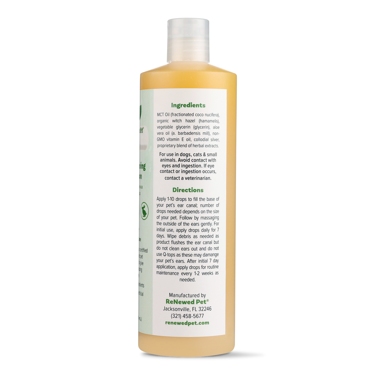 All-Natural Pet Ear Cleaning Drops