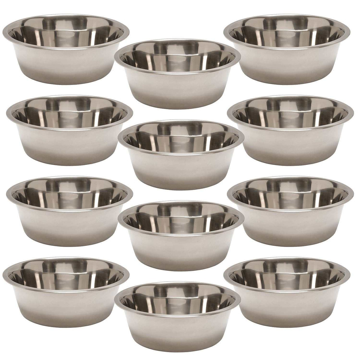 Jeffers Standard Stainless Steel Bowls